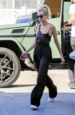 HAILEY BIEBER Arrives at Nine Zero One Salon in West Hollywood 10/15/2019