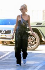 HAILEY BIEBER Arrives at Nine Zero One Salon in West Hollywood 10/15/2019