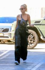 HAILEY BIEBER Arrives at Nine Zero One Salon in West Hollywood 10/15/2019