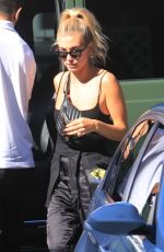 HAILEY BIEBER Arrives at Nine Zero One Salon in West Hollywood 10/15/2019