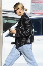 HAILEY BIEBER Heading to a Movie Theater in Westwood 10/02/2019