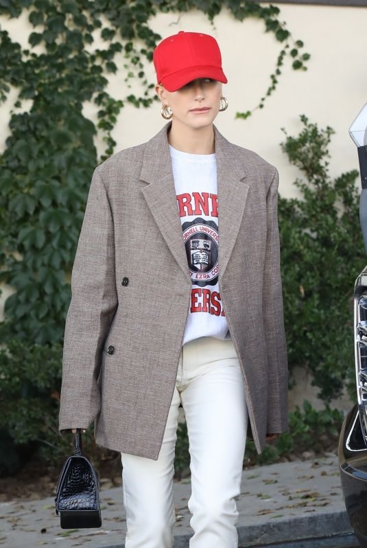 HAILEY BIEBER Out and About in West Hollywood 10/09/2019