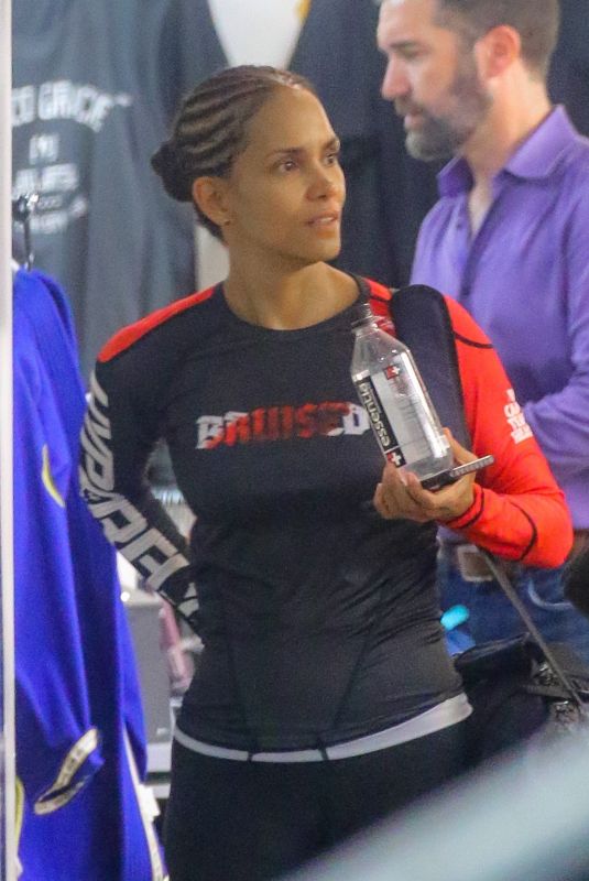 HALLE BERRY Leaves a Gym in New York 10/08/2019