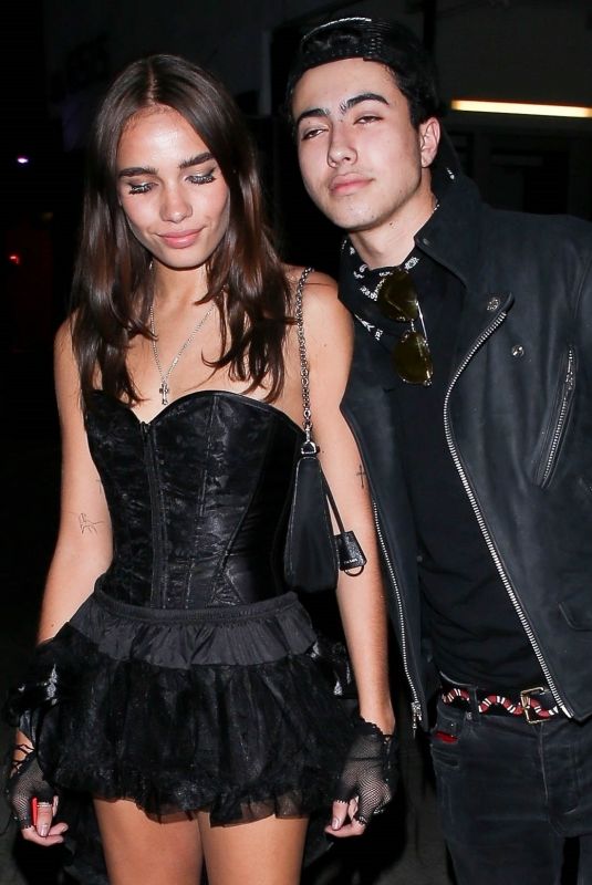 HANA CROSS and Nasser Alfallah Leaves Party in Warwick 10/30/2019
