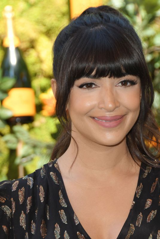 HANNAH SIMONE at Veuve Clicquot Polo Classic at Will Rogers State Park in Los Angeles 10/05/2019