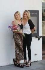 HEATHER LOCKLEAR and AV SAMBORA at Fig and Olive in West Hollywood 10/04/2019