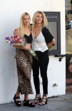 HEATHER LOCKLEAR and AV SAMBORA at Fig and Olive in West Hollywood 10/04/2019