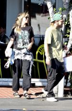 HEIDI KLUM and Tom Kaulitz Out for Lunch in West Hollywood 10/13/2019