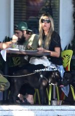 HEIDI KLUM and Tom Kaulitz Out for Lunch in West Hollywood 10/13/2019