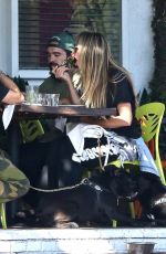 HEIDI KLUM and Tom Kaulitz Out for Lunch in West Hollywood 10/13/2019