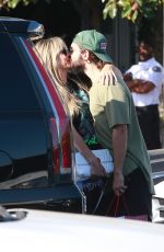 HEIDI KLUM and Tom Kaulitz Out for Lunch in West Hollywood 10/13/2019