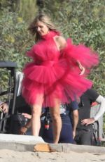 HEIDI KLUM at a Photoshoot on the Beach in Malibu 10/23/2019