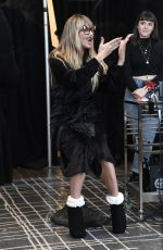 HEIDI KLUM Costume Unfold on Amazon Display Window Live Begins in New York 10/31/2019