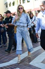 HEIDI KLUM in Double Denim Out in Los Angeles 10/06/2019