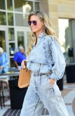 HEIDI KLUM in Double Denim Out in Los Angeles 10/06/2019