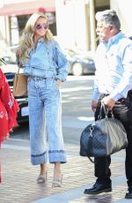 HEIDI KLUM in Double Denim Out in Los Angeles 10/06/2019