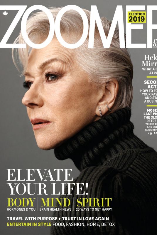 HEKEN MIRREN in Zoomer Magazine, November/December 2019
