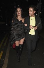 HELEN FLANAGAN Leaves Molly Mae Beauty Works Launch Party in Manchester 10/03/2019