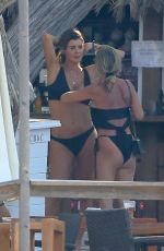 HELEN WOOD in Bikini at a Beach in Ibiza 10/01/2019