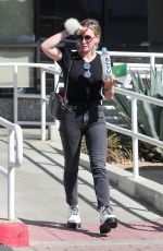 HILARY DUFF at a Gas Station in West Hollywood 10/21/2019