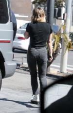 HILARY DUFF at a Gas Station in West Hollywood 10/21/2019