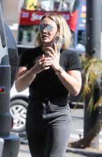 HILARY DUFF at a Gas Station in West Hollywood 10/21/2019
