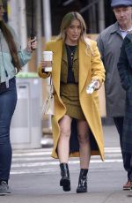 HILARY DUFF on a Break from Filming Lizzie McGuire in New York 10/29/2019