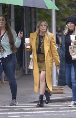 HILARY DUFF on a Break from Filming Lizzie McGuire in New York 10/29/2019