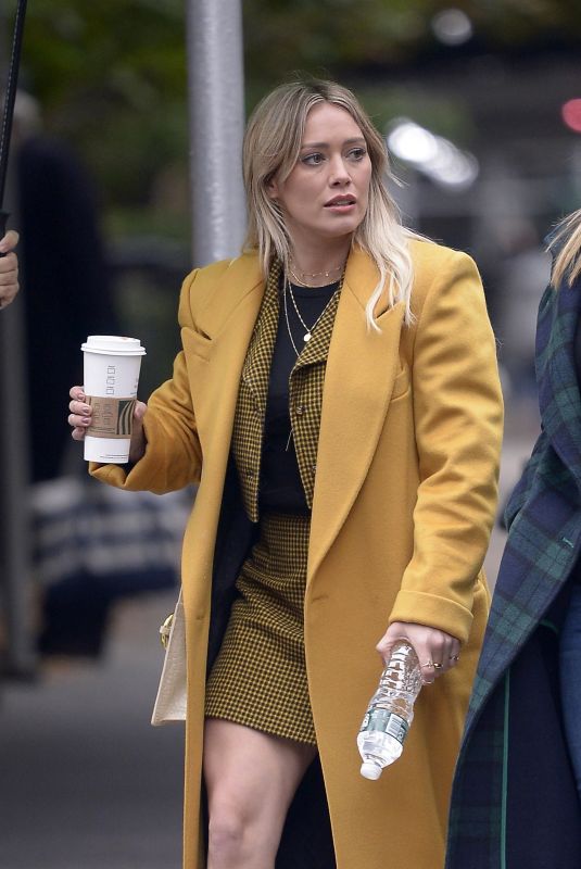 HILARY DUFF on a Break from Filming Lizzie McGuire in New York 10/29/2019