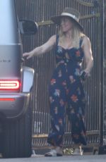 HILARY DUFF Out for a Late Lunch in Studio City 10/21/2019