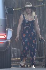 HILARY DUFF Out for a Late Lunch in Studio City 10/21/2019
