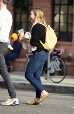 HILARY DUFF Out in Studio City 10/14/2019