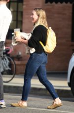HILARY DUFF Out in Studio City 10/14/2019