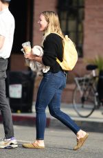 HILARY DUFF Out in Studio City 10/14/2019
