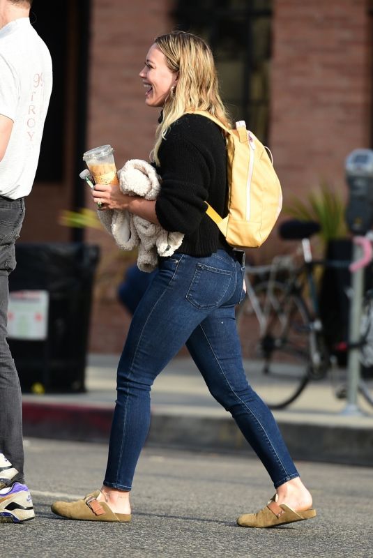 HILARY DUFF Out in Studio City 10/14/2019