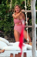 HOFIT GOLAN in Swimsuit on Vacation in Tulum 10/21/2019