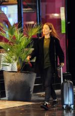 HOLIDAY GRAINGER on the Set of Capture in London 10/14/2019