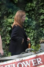 HOLLIDAY GRAINGER on teh Set of Strike in London 09/25/2019