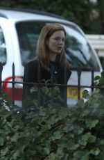 HOLLIDAY GRAINGER on teh Set of Strike in London 09/25/2019