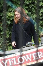 HOLLIDAY GRAINGER on teh Set of Strike in London 09/25/2019