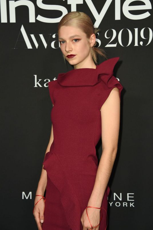 HUNTER SCHAFER at 2019 Instyle Awards in Los Angeles 10/21/2019