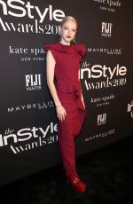 HUNTER SCHAFER at 2019 Instyle Awards in Los Angeles 10/21/2019