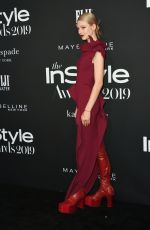HUNTER SCHAFER at 2019 Instyle Awards in Los Angeles 10/21/2019
