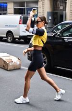 IRINA SHAYK Out and About in New York 10/02/2019