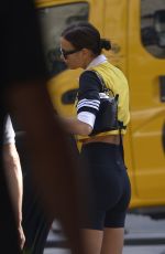 IRINA SHAYK Out and About in New York 10/02/2019