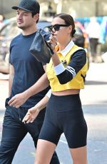 IRINA SHAYK Out and About in New York 10/02/2019