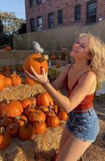 ISABELLA ACRES at a Pumpkin Patch - Instagram Photos 10/30/2019