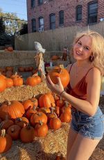 ISABELLA ACRES at a Pumpkin Patch - Instagram Photos 10/30/2019