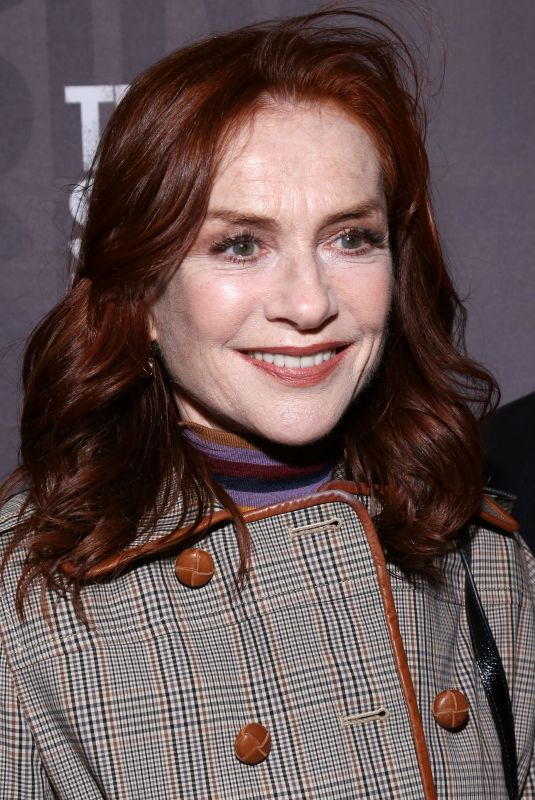 ISABELLE HUPPERT at The Sound Inside Opening Night at Studio 54 in New York 10/17/2019