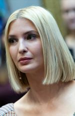 IVANKA TRUMP at US President Donald Trump Meets Nasa Astronauts in Washington D.C. 10/18/2019